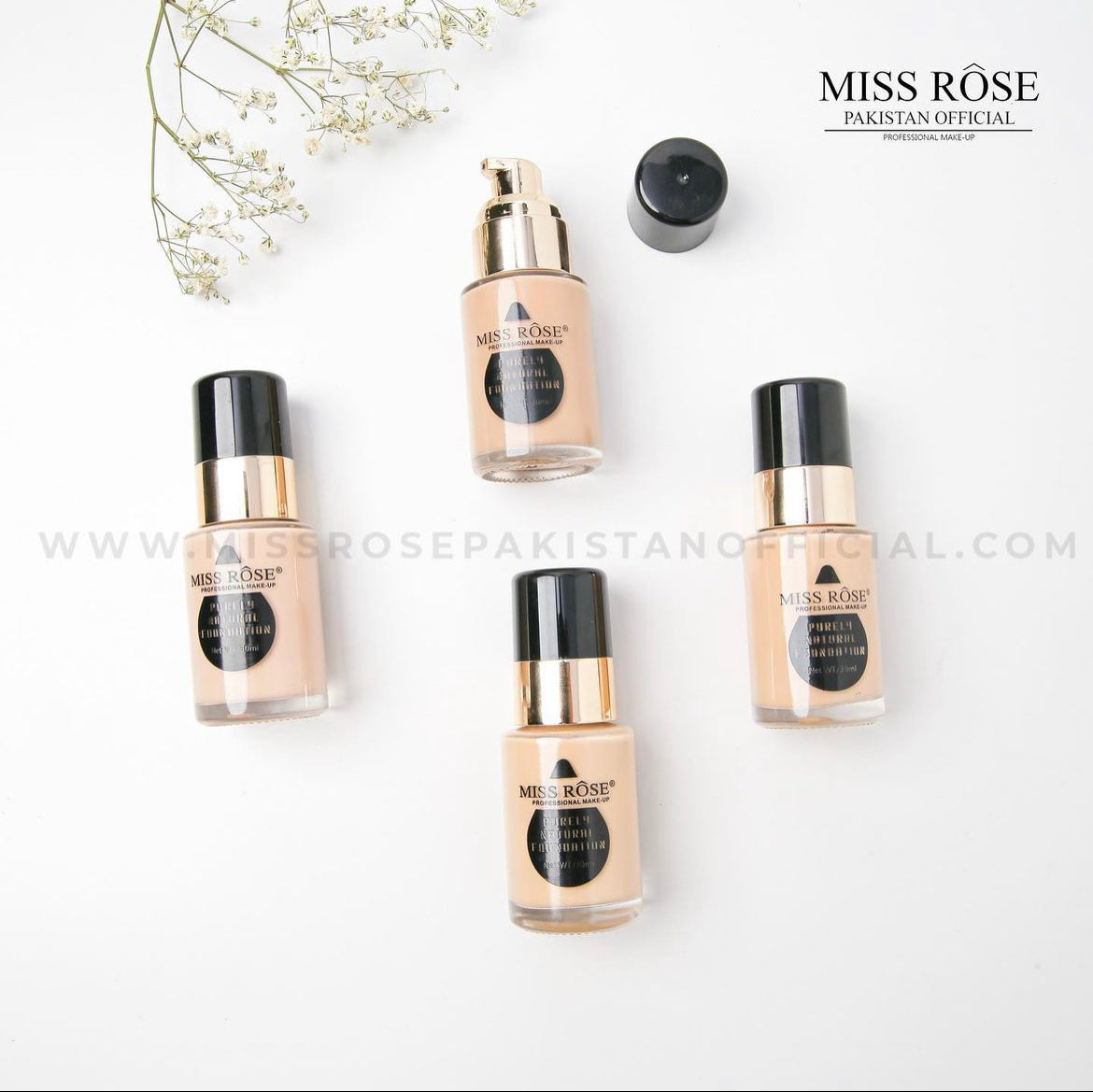 Miss Rose Purely Natural Foundation – MISSROSE PAKISTAN OFFICIAL