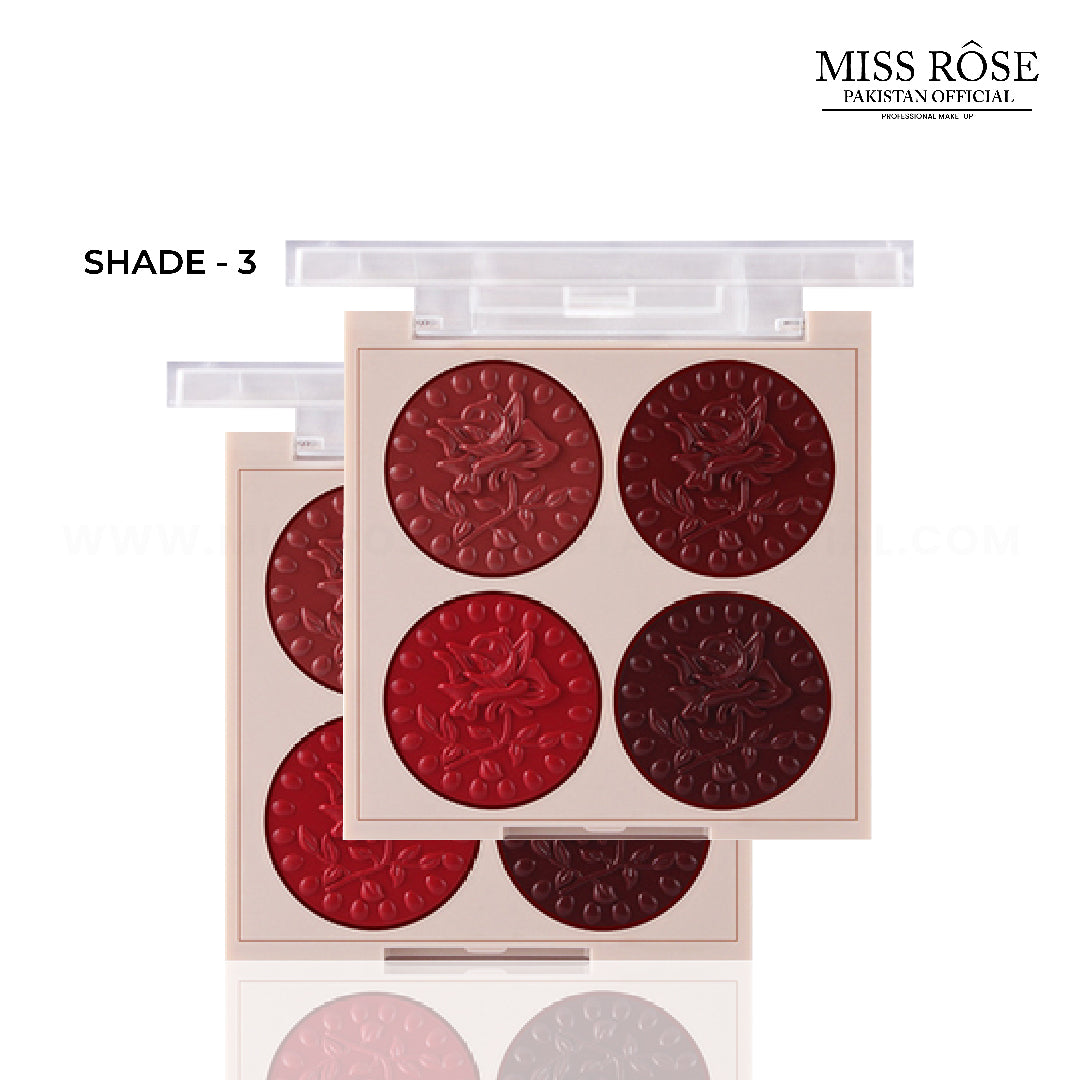 Miss Rose 4 Color Lipstick Palette