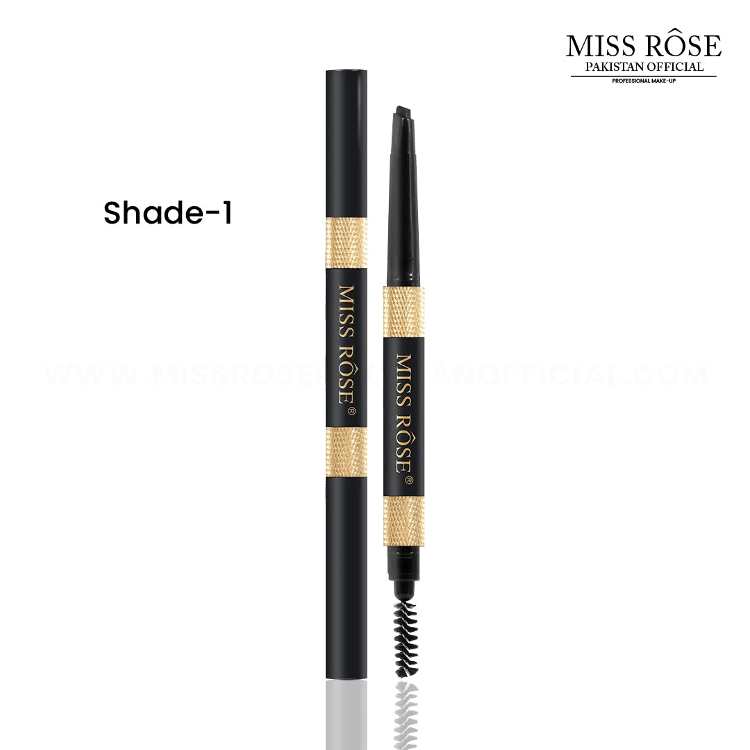 Miss Rose Fashion 2 in 1 Eyebrows Pen with spoolie