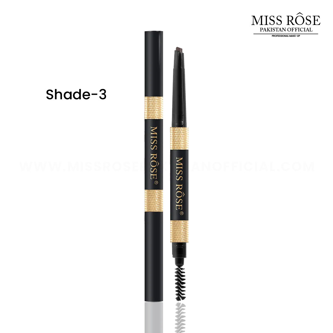 Miss Rose Fashion 2 in 1 Eyebrows Pen with spoolie