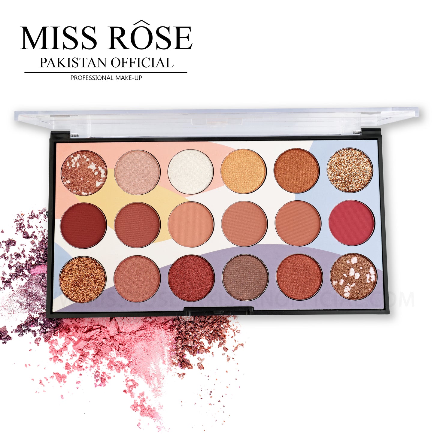 Miss Rose 18 Color Earth Eyeshadow Palette