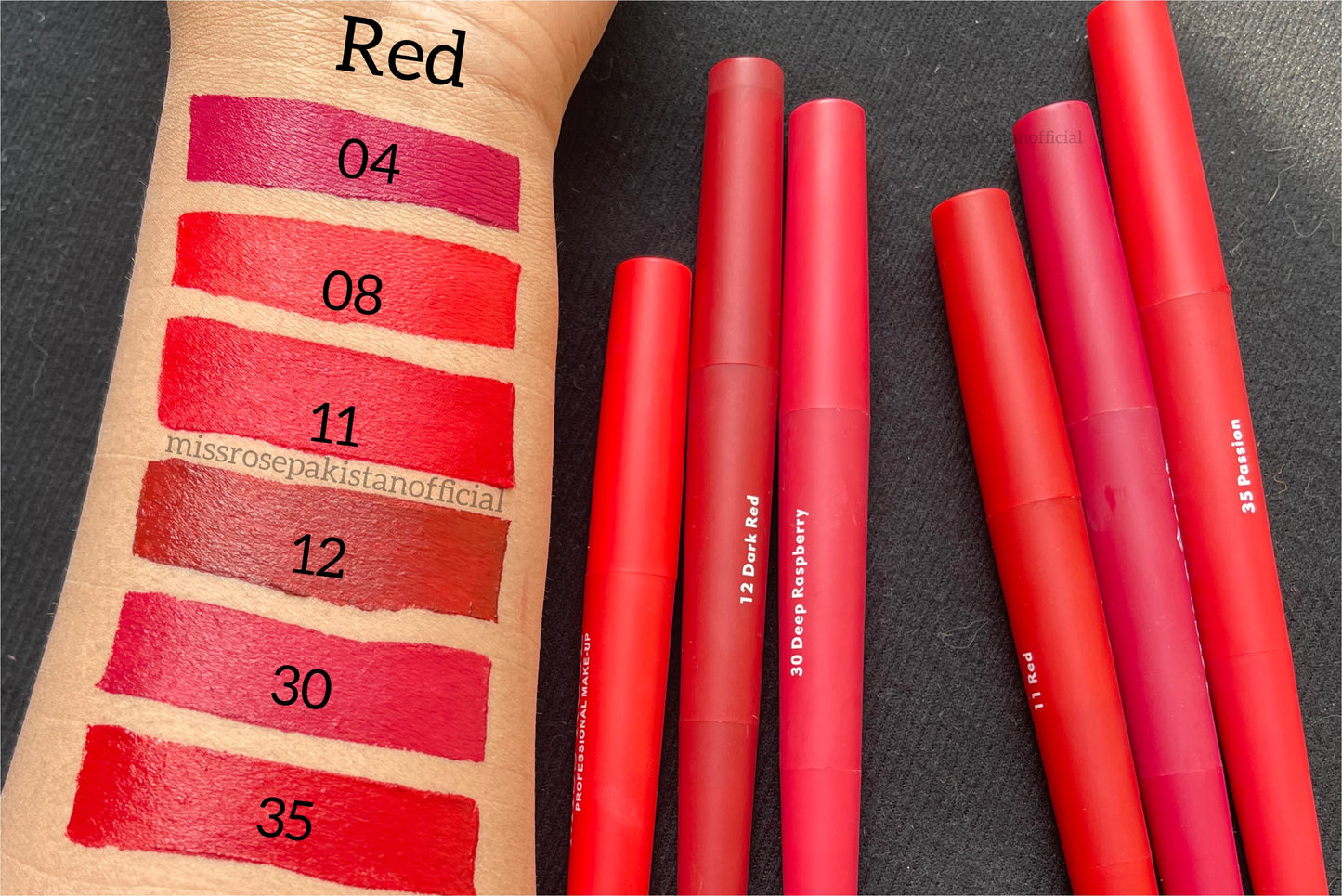 Lipsticks 2 in 1 - Reds