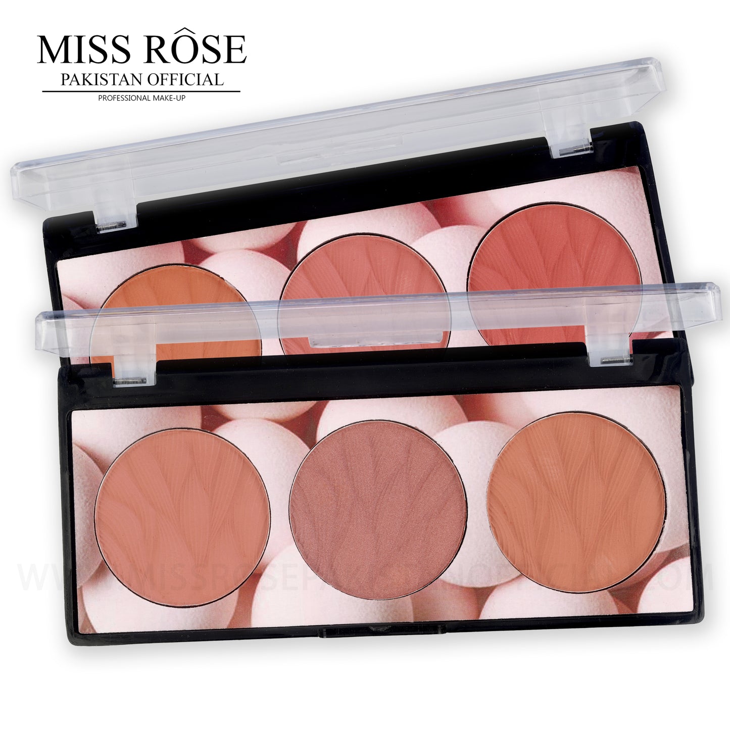 Miss Rose 3 in 1 Blush Palette