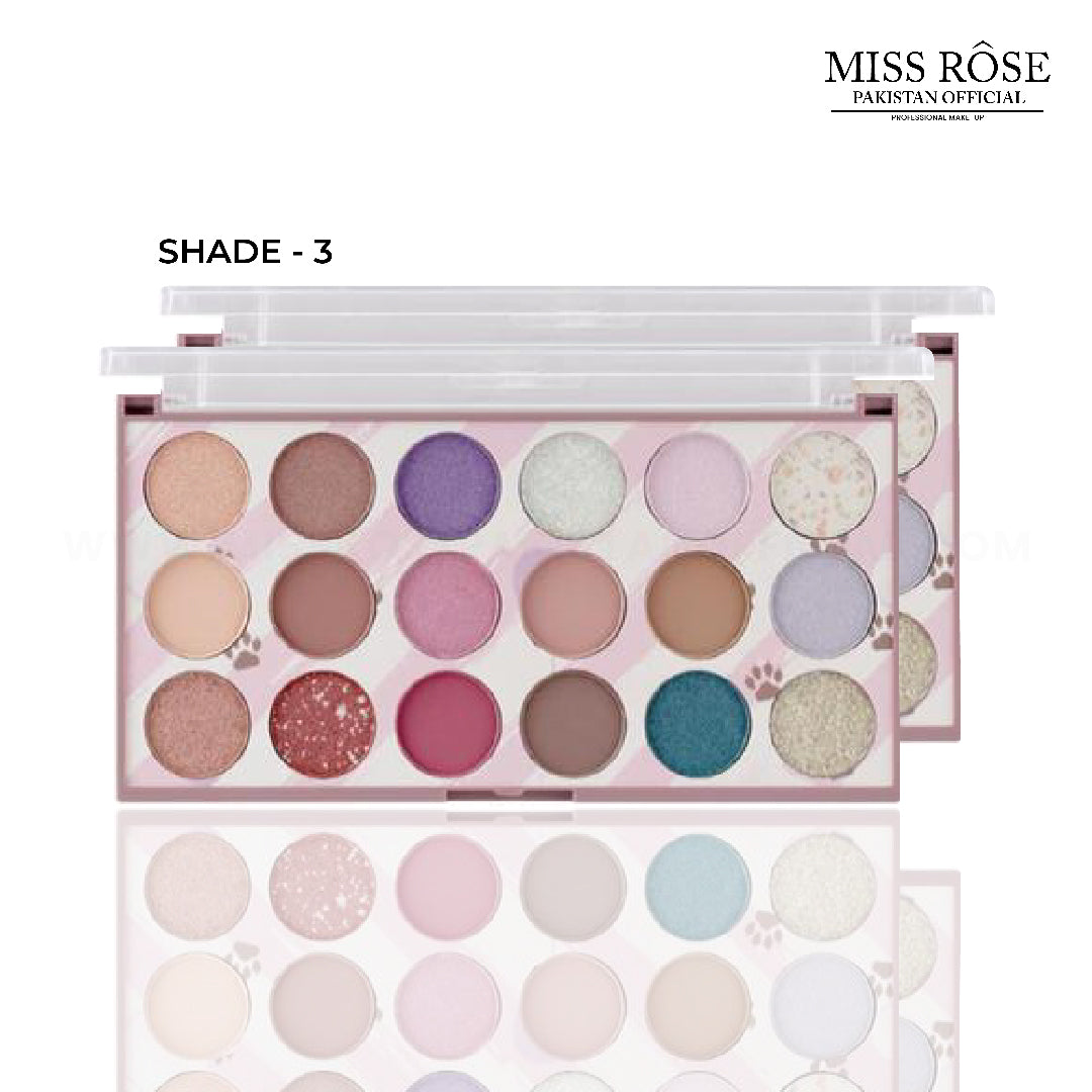 Miss Rose 18 Color Pearl Eyeshadow Palette