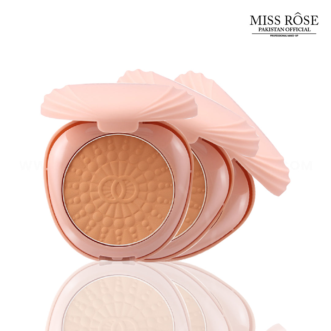 Miss Rose 2 in 1 Shell Shaped Compact