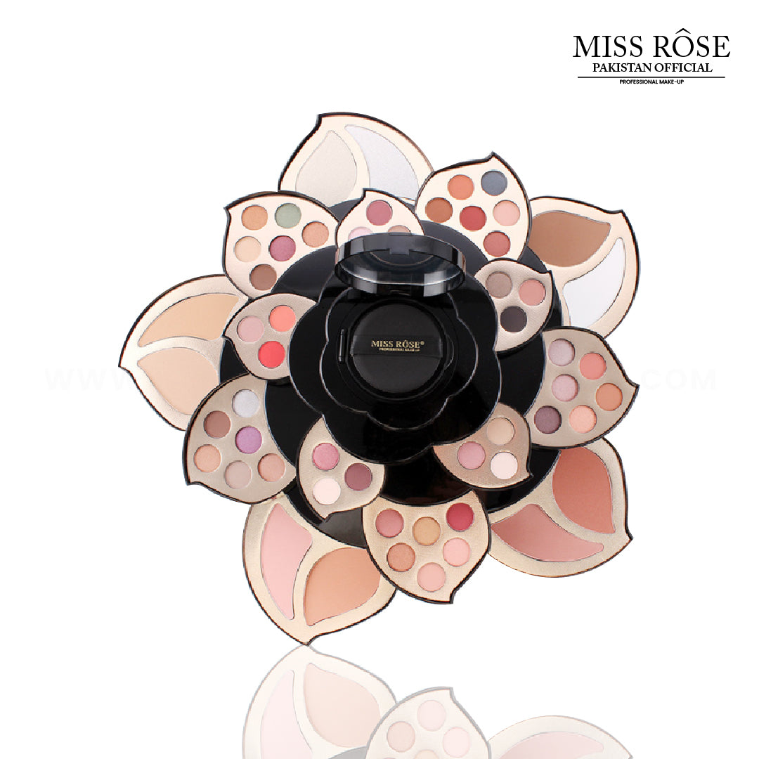 Miss Rose 45 Color Flower Eyeshadow Palette - All in One