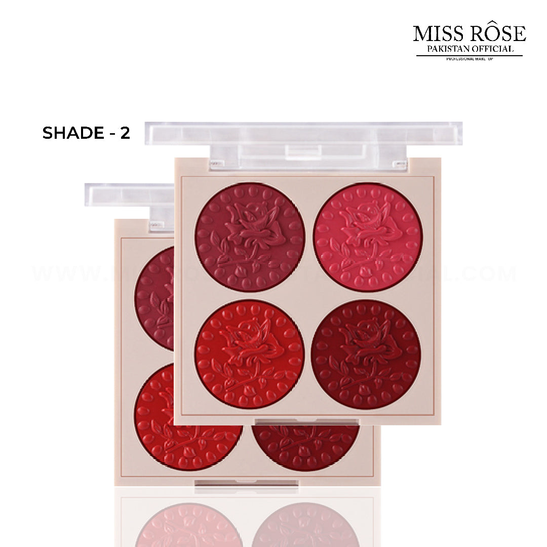 Miss Rose 4 Color Lipstick Palette