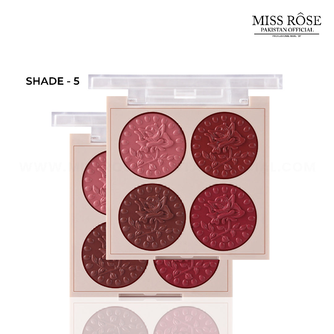 Miss Rose 4 Color Lipstick Palette