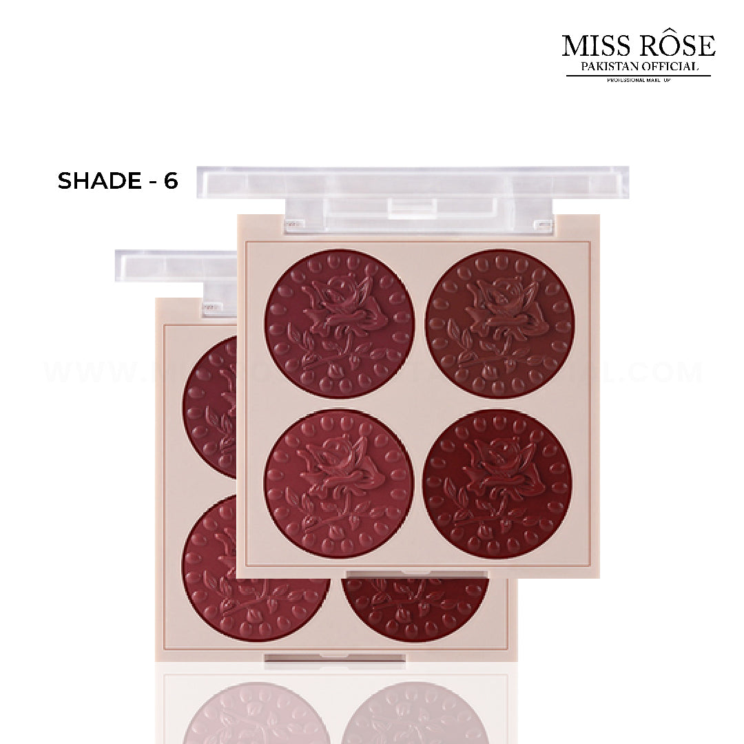 Miss Rose 4 Color Lipstick Palette