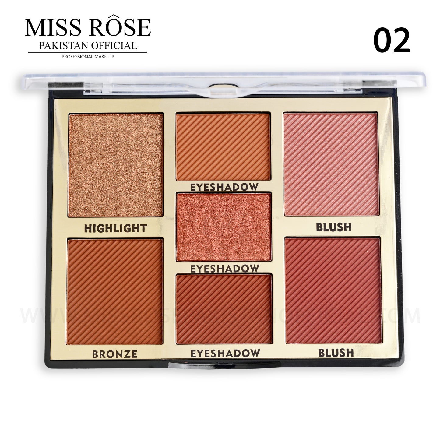 Miss Rose 7 Color Face Palette