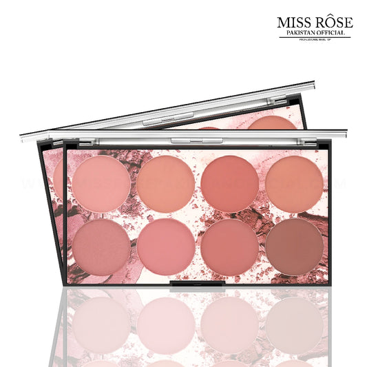 Miss Rose 8 Colors Blush Palette