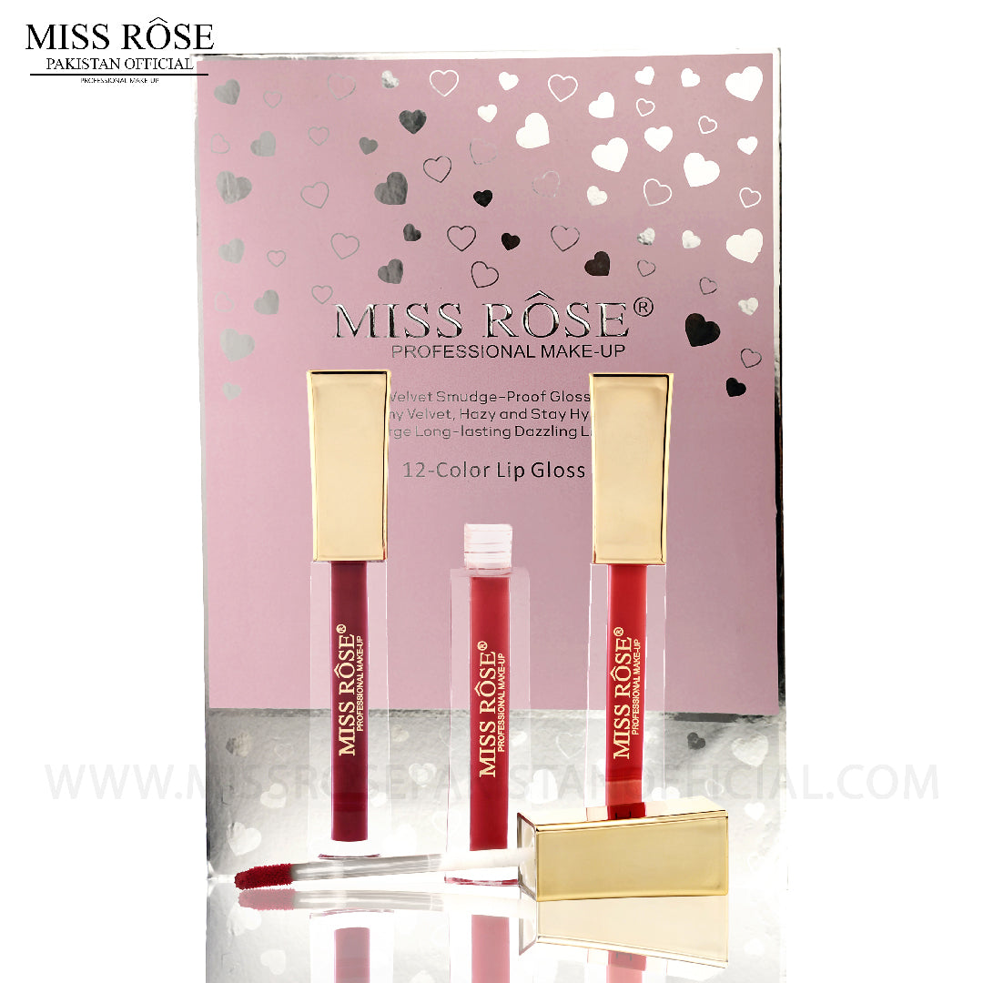 Miss Rose Book Gloss Set of 6