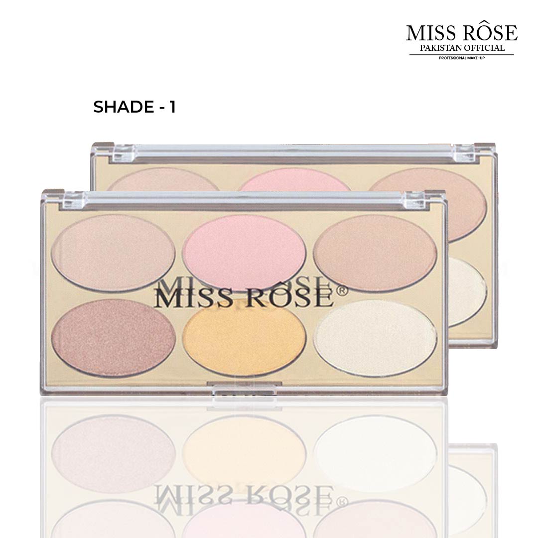 Miss Rose Gilded Ellipse Highlighter Kit