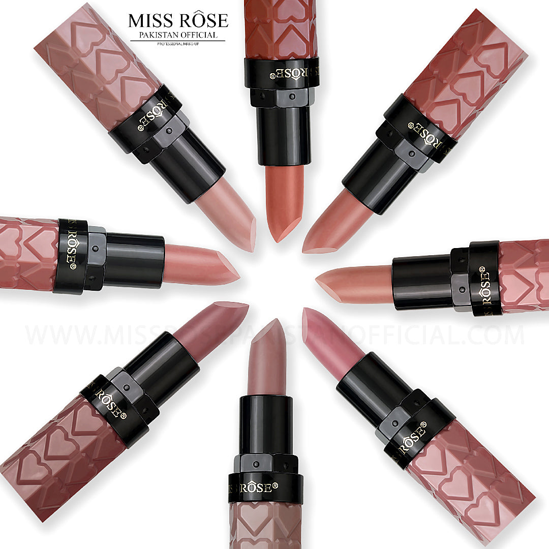 Miss Rose Hearts Lipstick Pack of 8