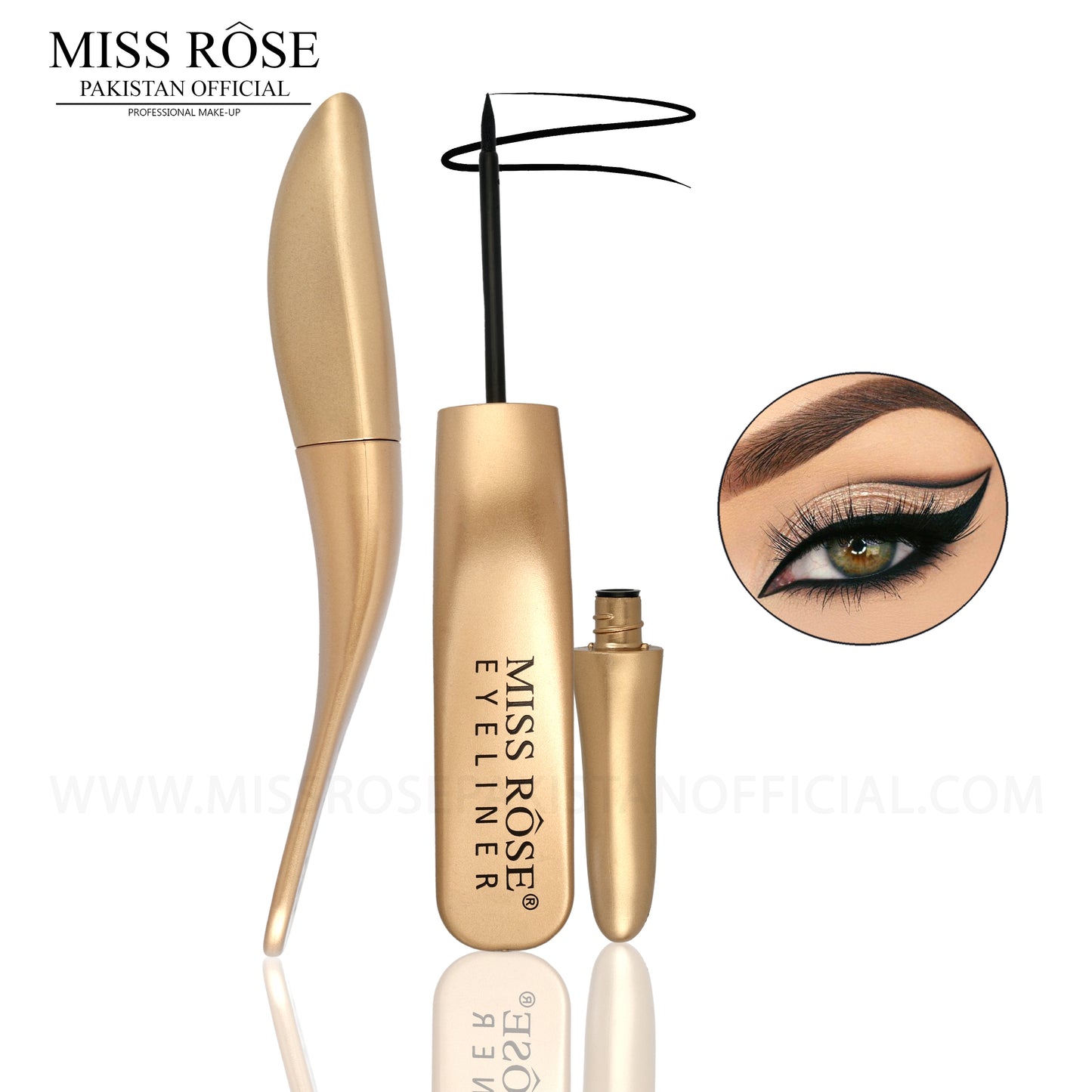 Miss Rose Matte  Golden Liner
