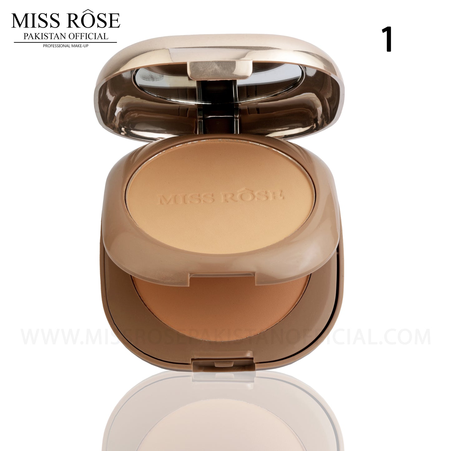 Miss Rose Metallic Compact