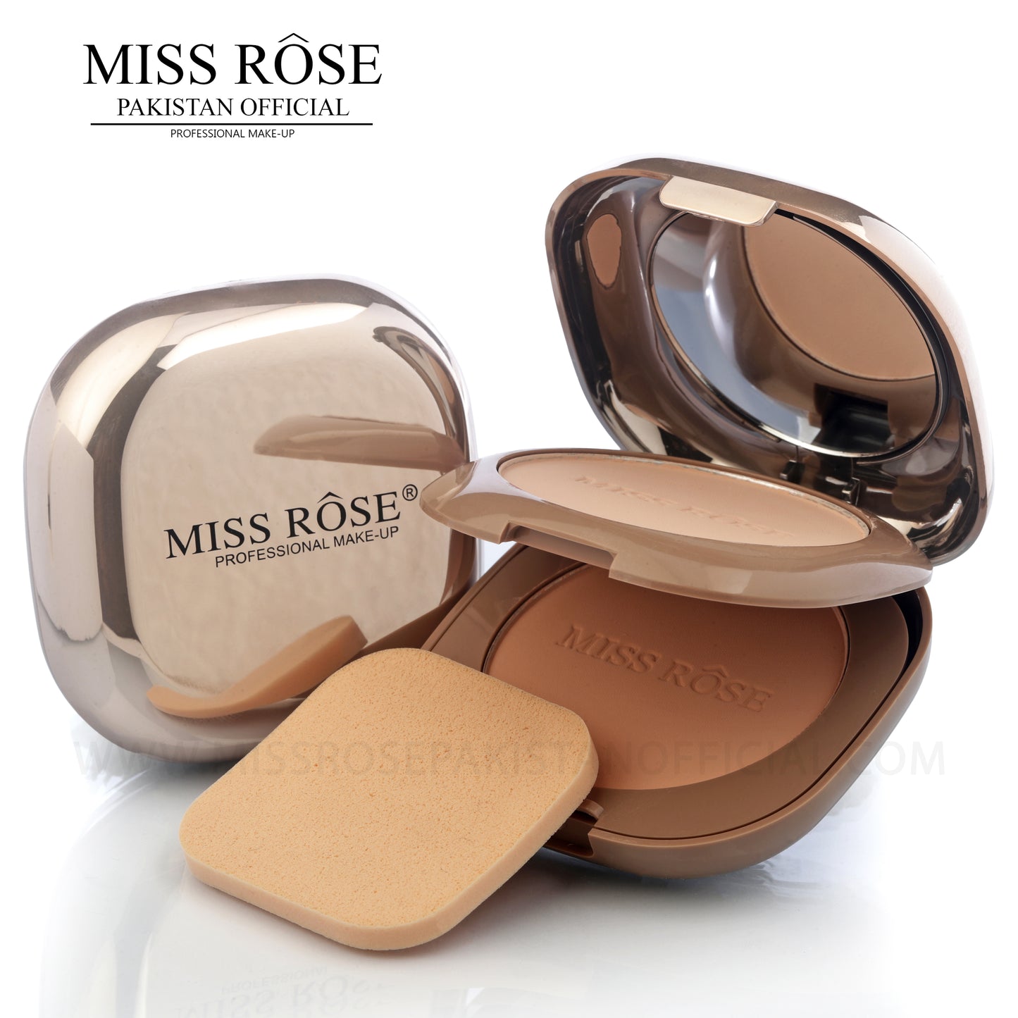 Miss Rose Metallic Compact