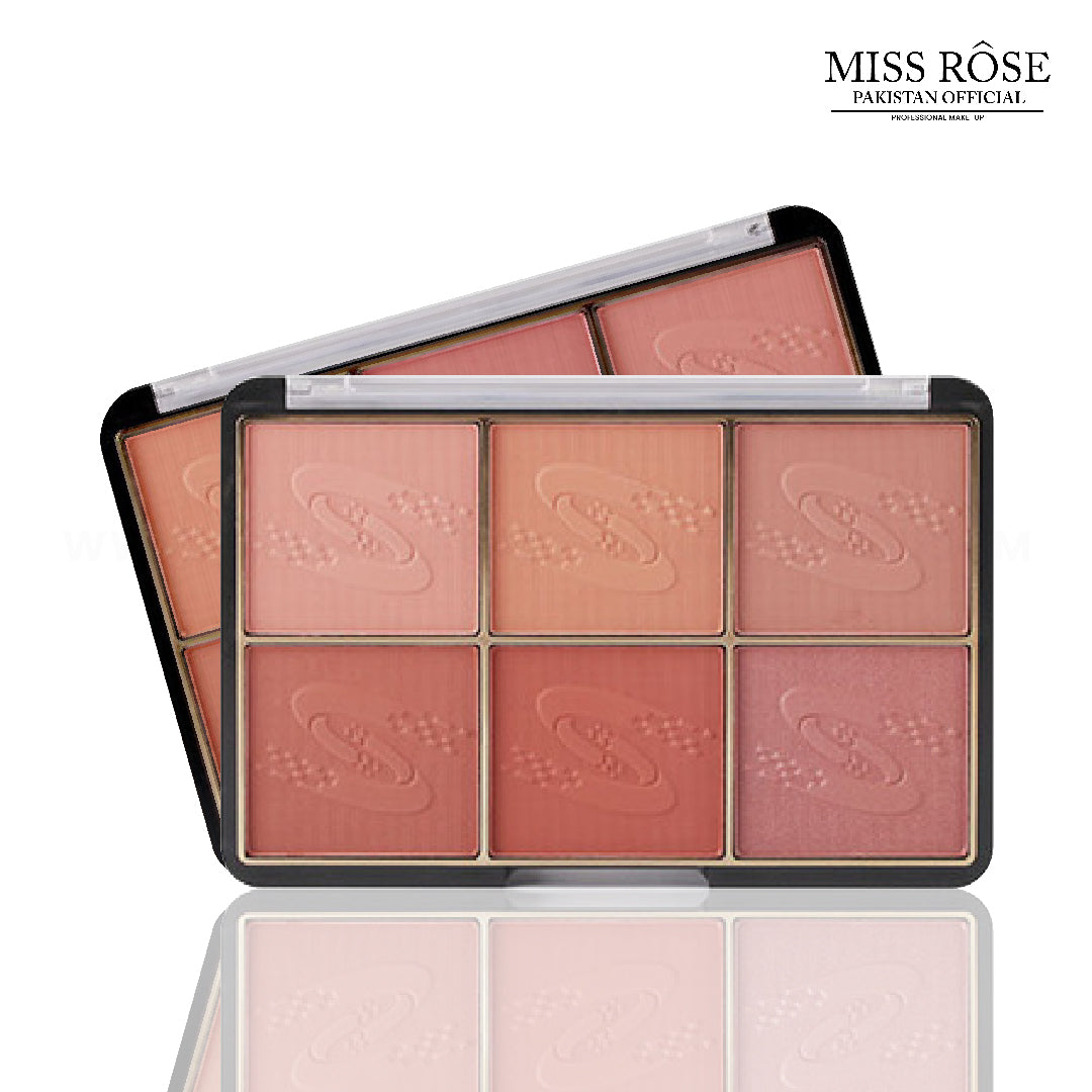 Miss Rose New 6 in 1 Blush Palette
