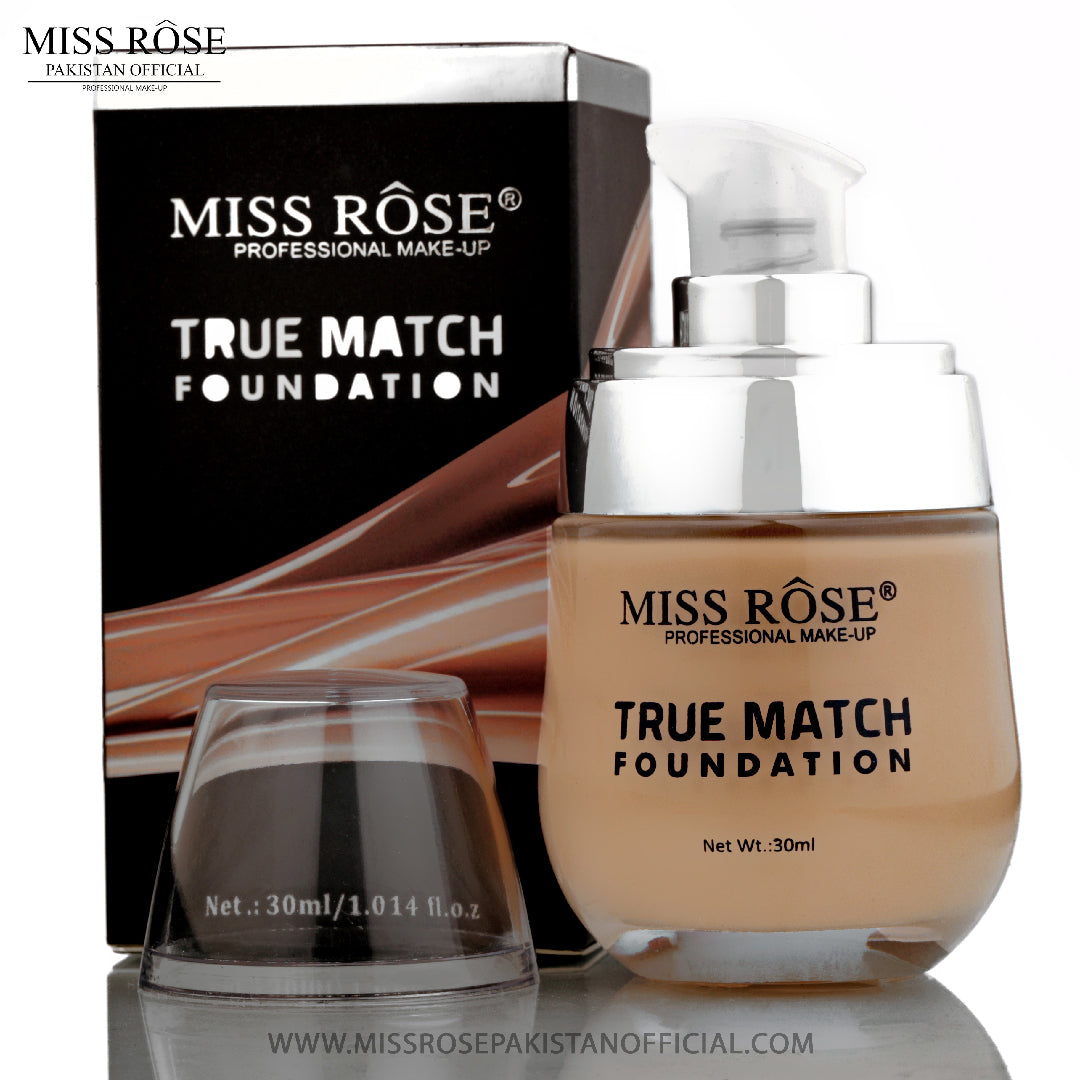 Miss Rose Round True Match Foundation
