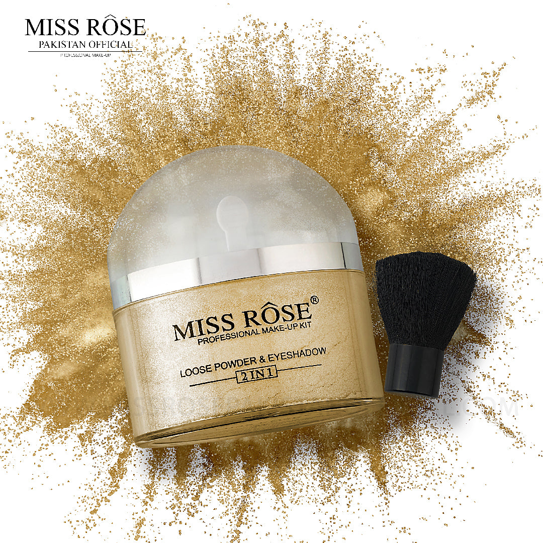 Miss Rose Shimmer Loose Powder + Highlighter/Eyeshadow