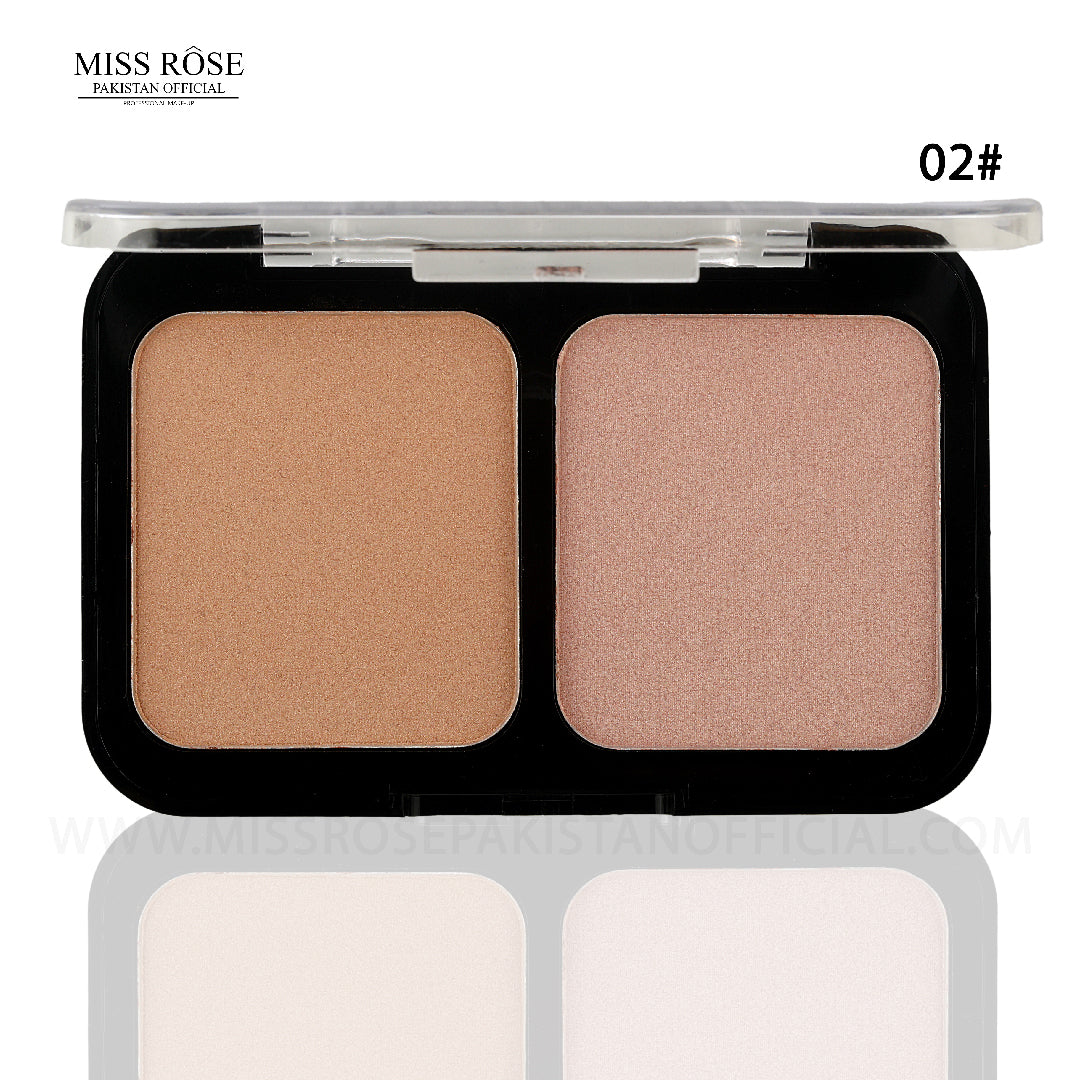 Miss Rose 2 in 1 Square Highlighter