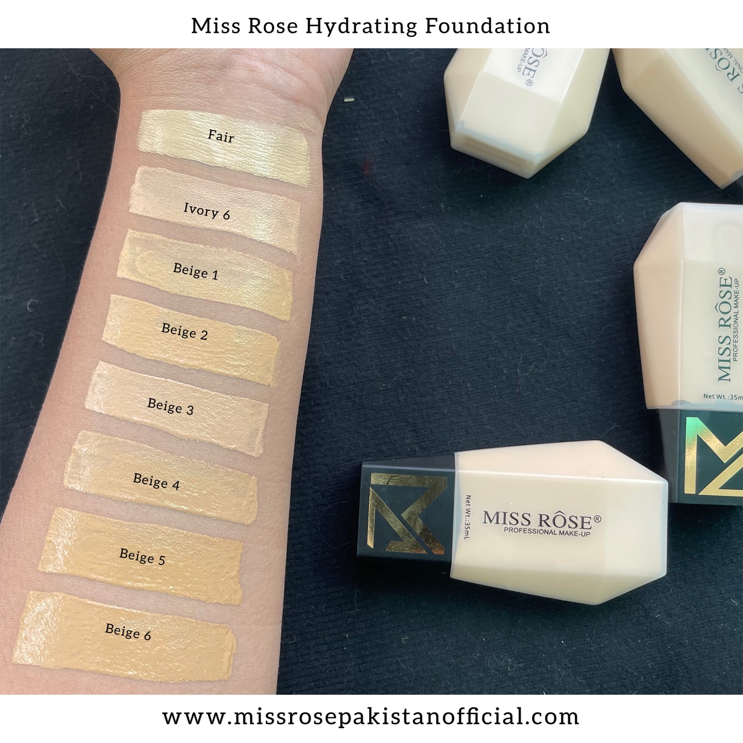Miss Rose Hydrating Foundation