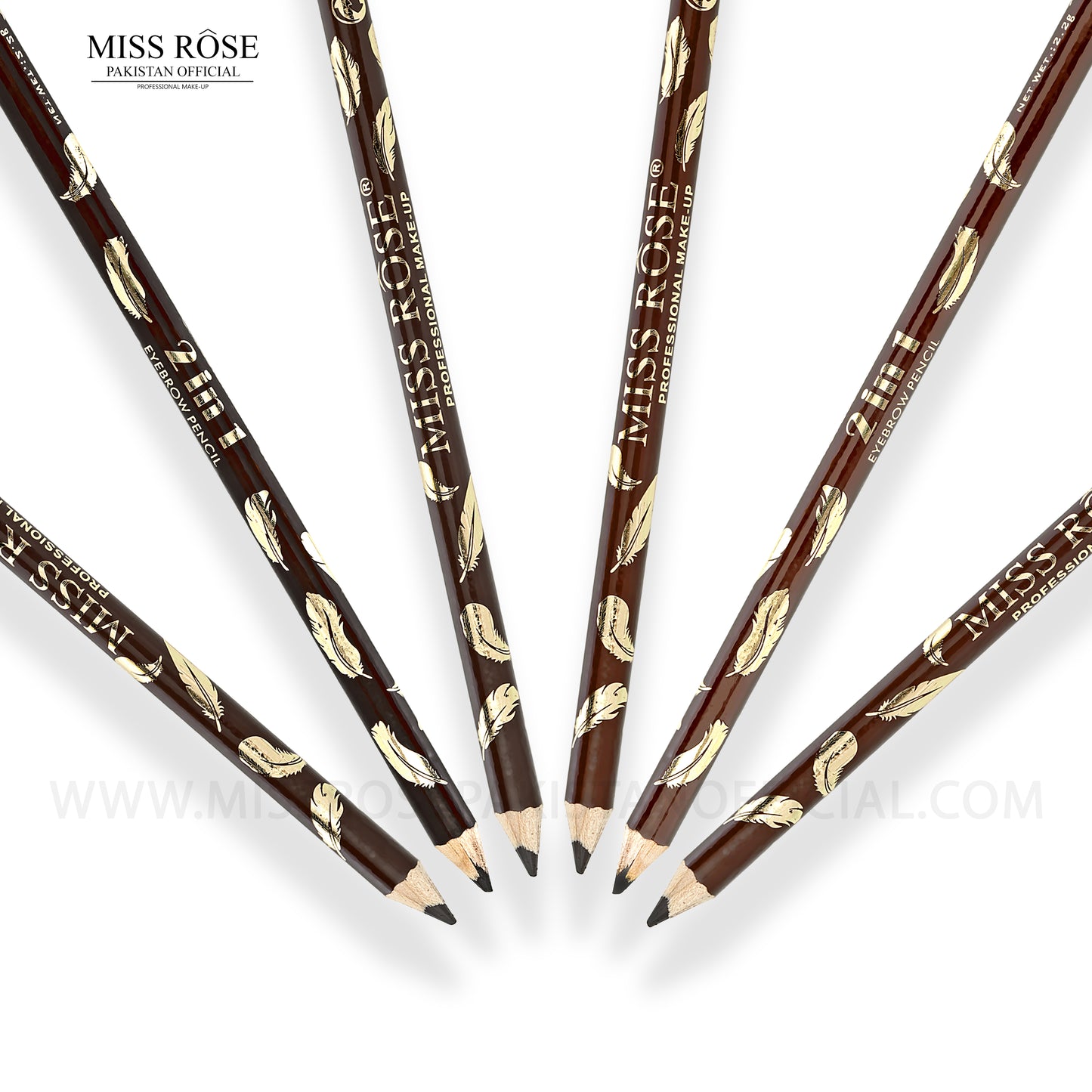 Miss Rose Eyebrow Pencil with Sharpner